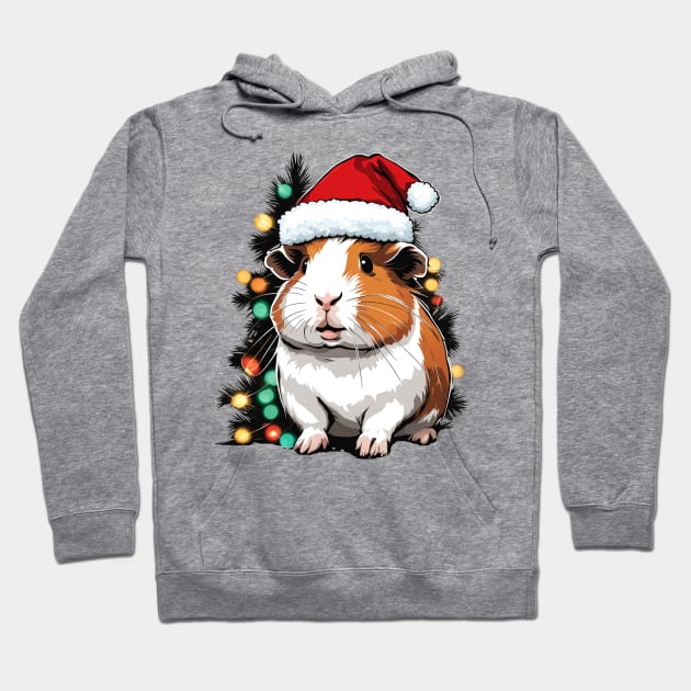 Christmas guinea pig pet lover design Hoodie by Edgi